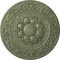 Ekena Millwork Sydney Ceiling Medallion (Fits Canopies up to 5 3/4"), 27 3/4"OD x 2"P, Athenian Green Crackle CM27SYAGC - alternate 1